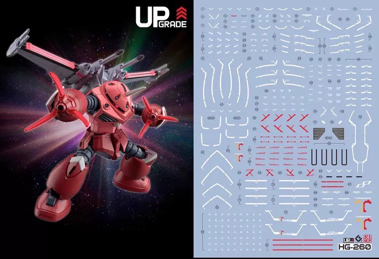 235 Water Decal HG 1/144 Z'Gok (SEED FREEDOM Ver.) ยี่ห้อ S.I.M.P. Model Decal