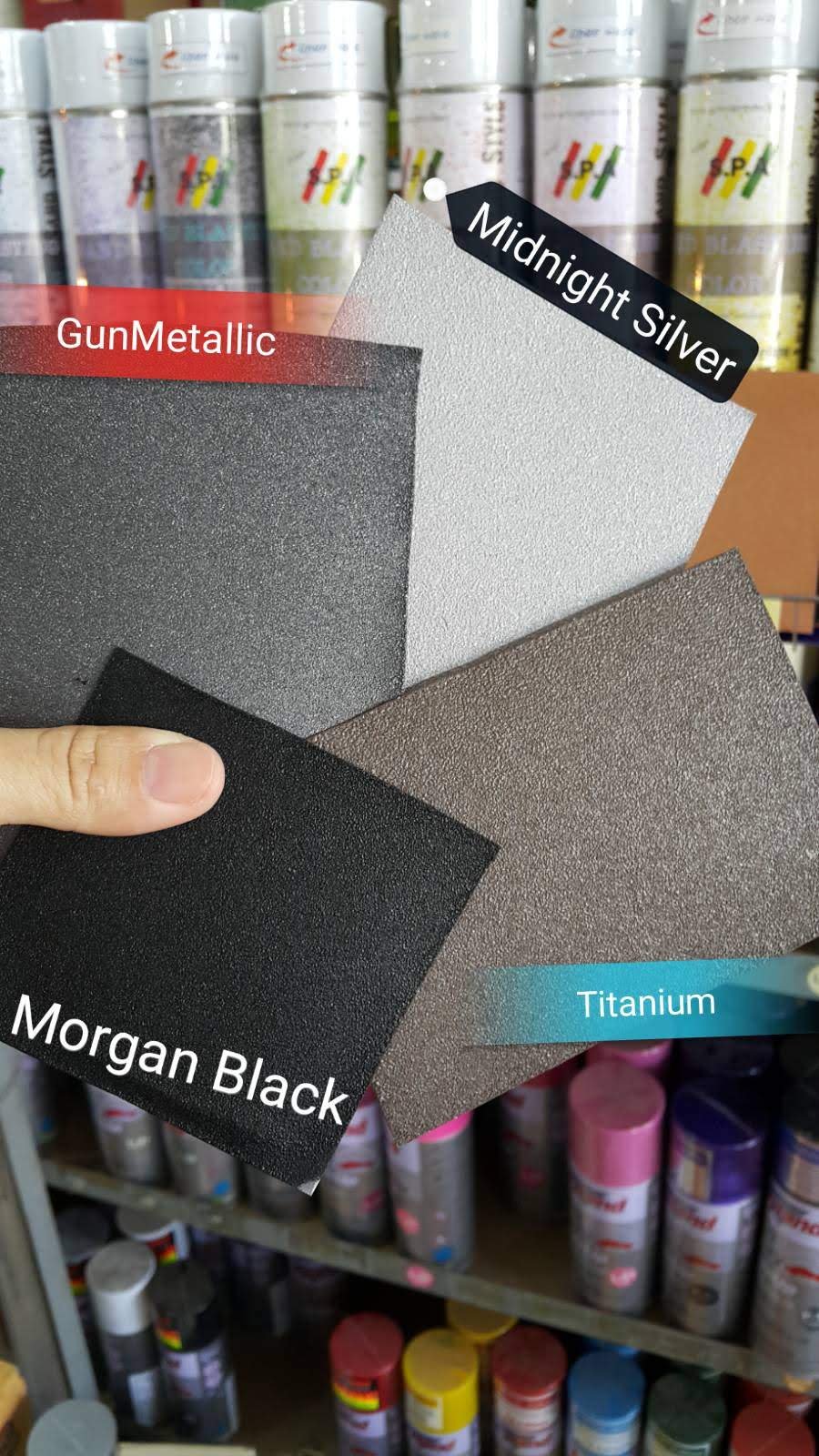 สีสเปรย์ยิงทรายไทเทเนี่ยม Titanium