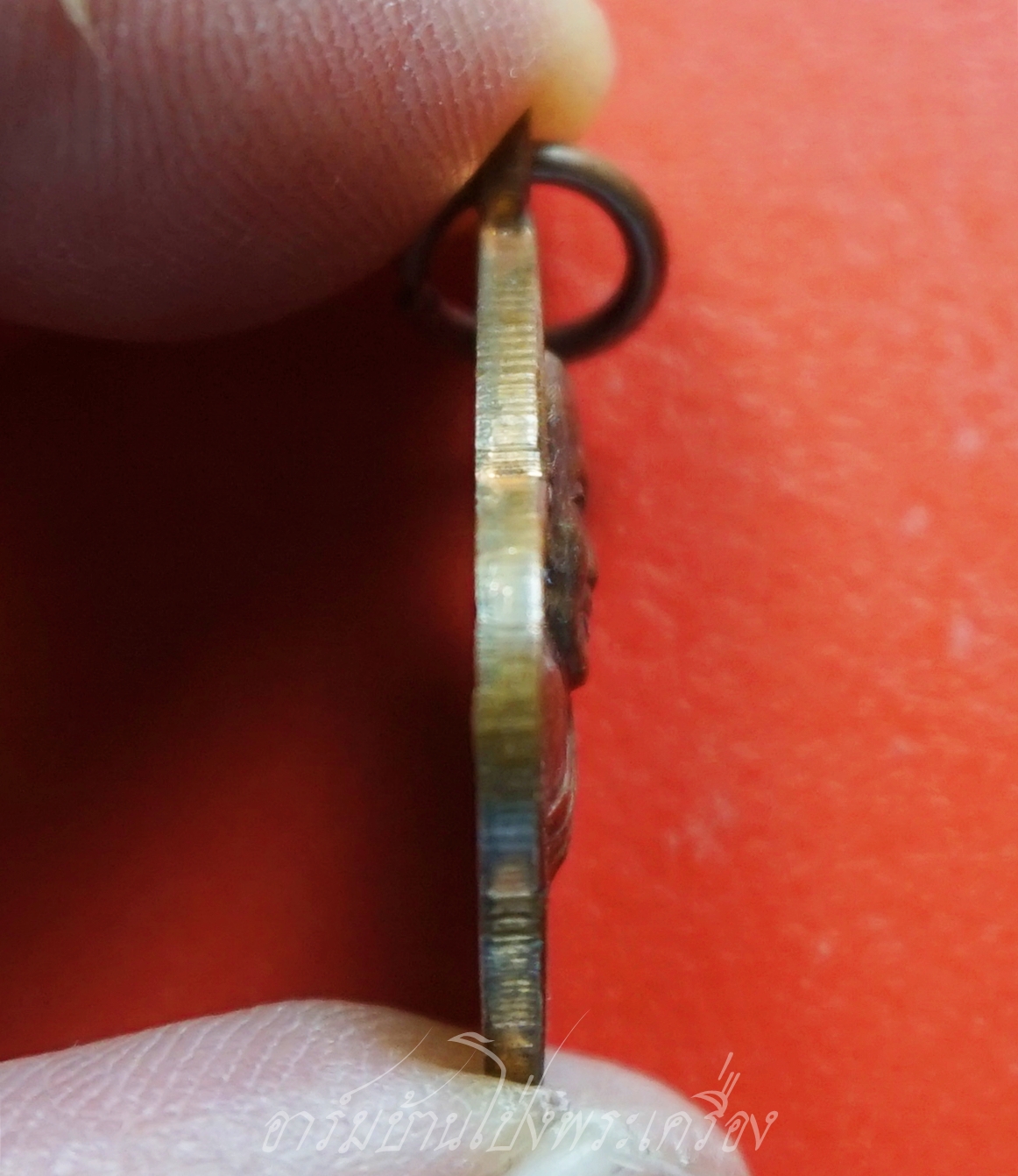 พระครูสุพัฒน์วรกิจ อาจารย์ออย วัดชมภูพล อายุ๗๒ปี ปี๒๕๕๗ เนื้อทองแดง(องค์ที่1)