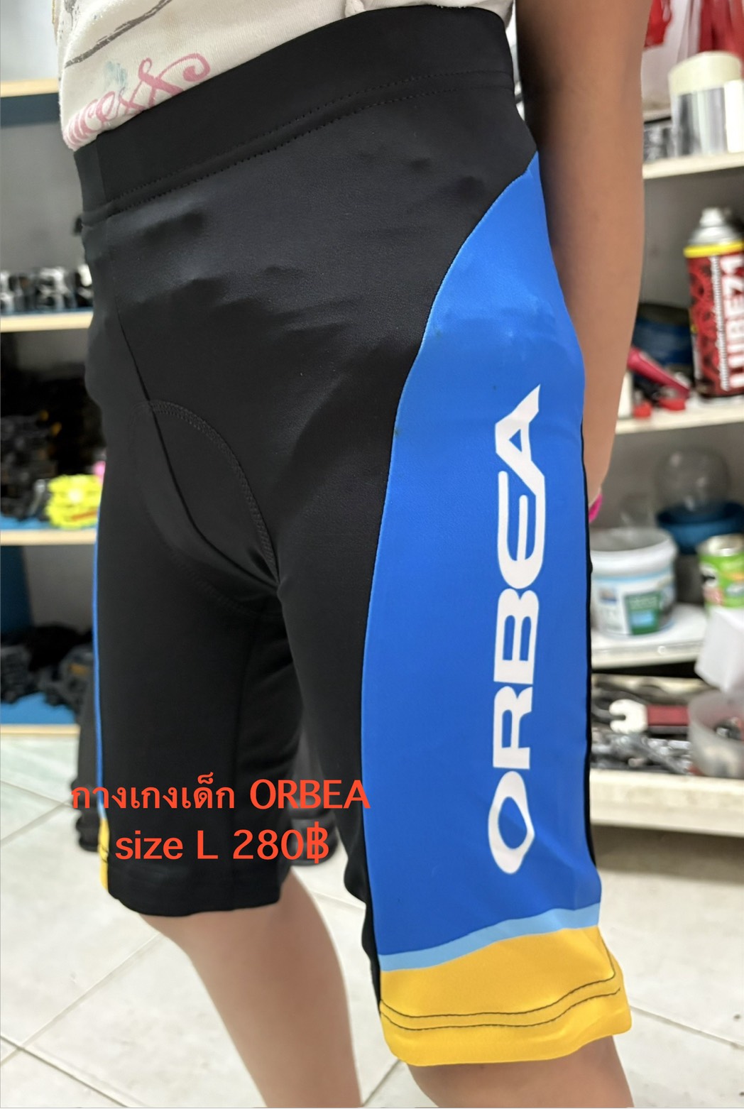 กางเกงปั่นจักรยาน ORBEA สำหรับเด็กSize L