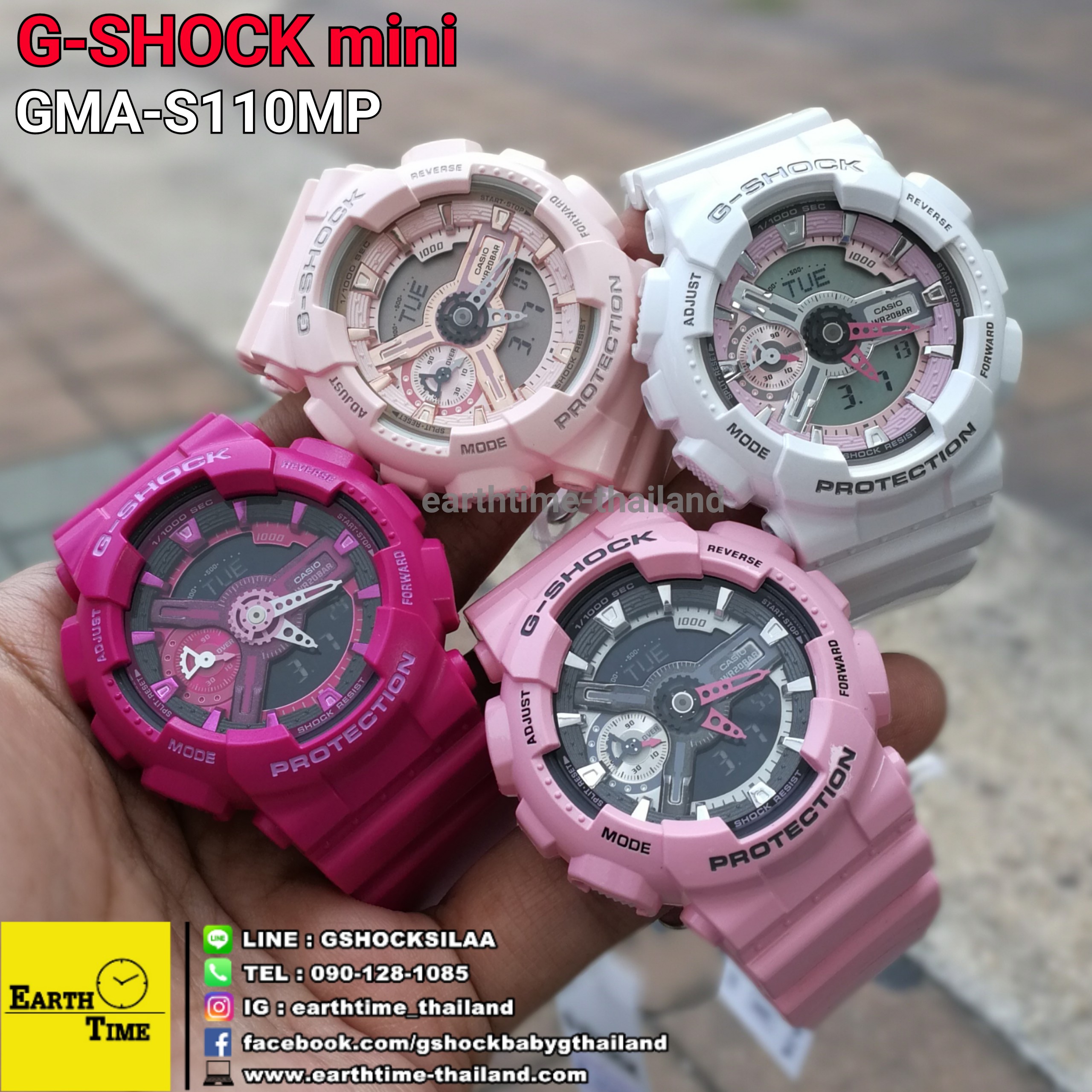 G-ShockMini ของใหม่แท้100% รับประกัน 1 ปี GMA-S110MP-7ADR