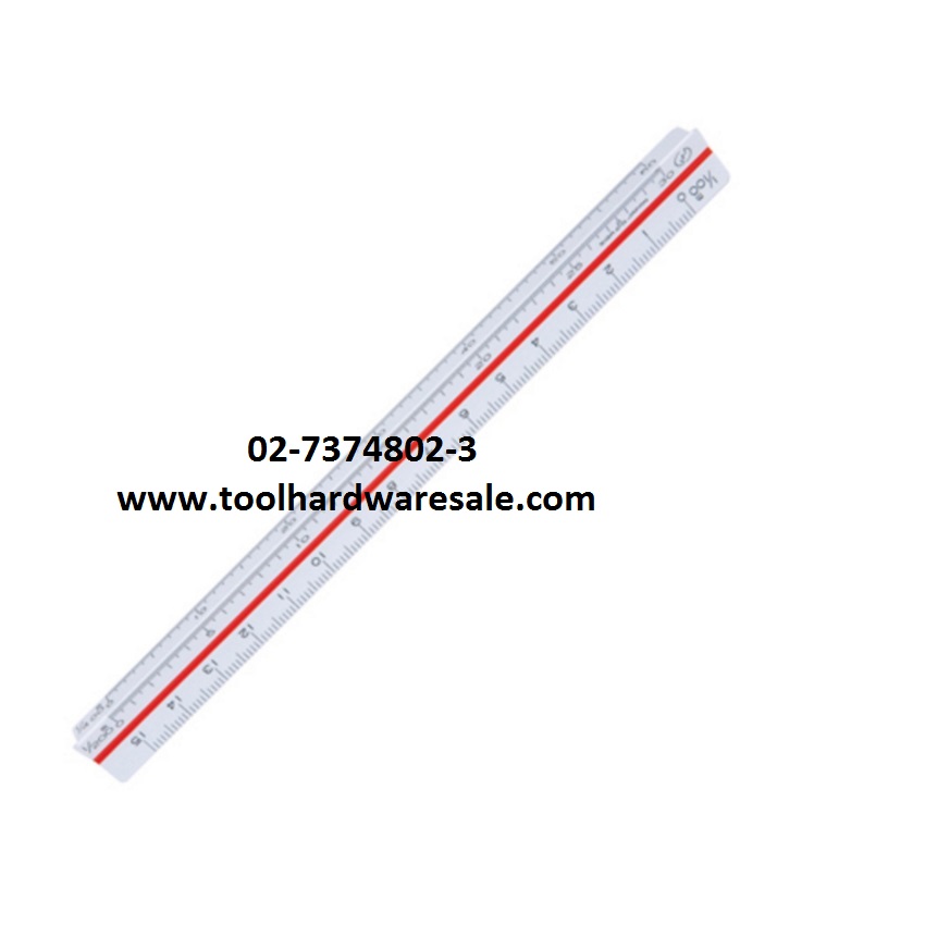 สเกล Project scale สเกล บรรทัดสเกลสามเหลี่ยม MADE IN JAPAN 1:100,1:75,1:50 ราคาถูก235บาท