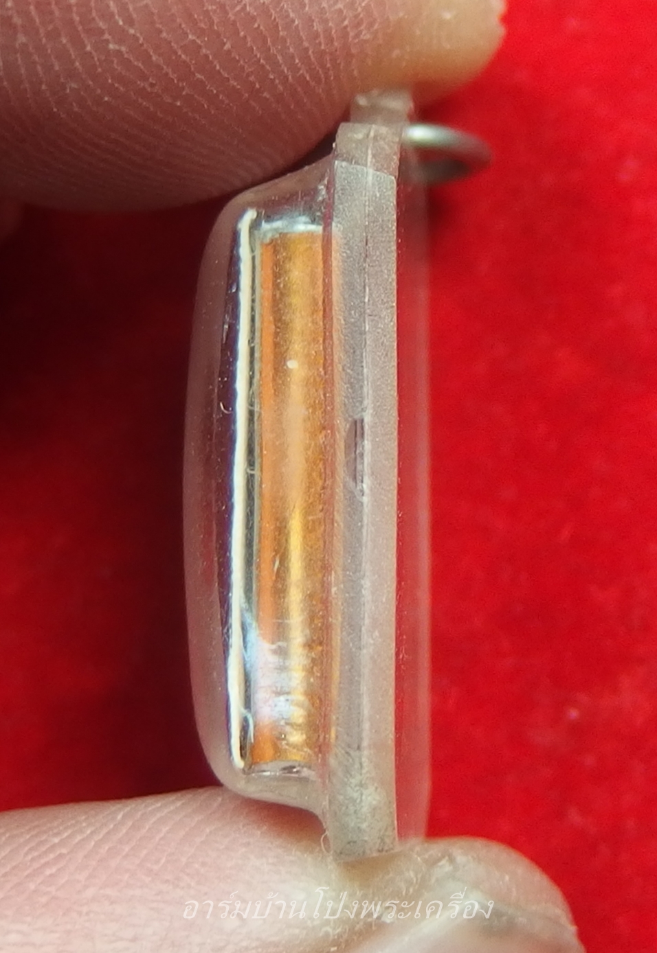 หลวงพ่อป่อง วัดนางแก้ว รูปถ่าย หลังตะกรุด(องค์ที่2)