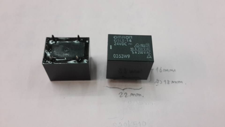 G5LE-14DC24VDC5ขา10A250VACรีเลย์G5LE-14DC24V