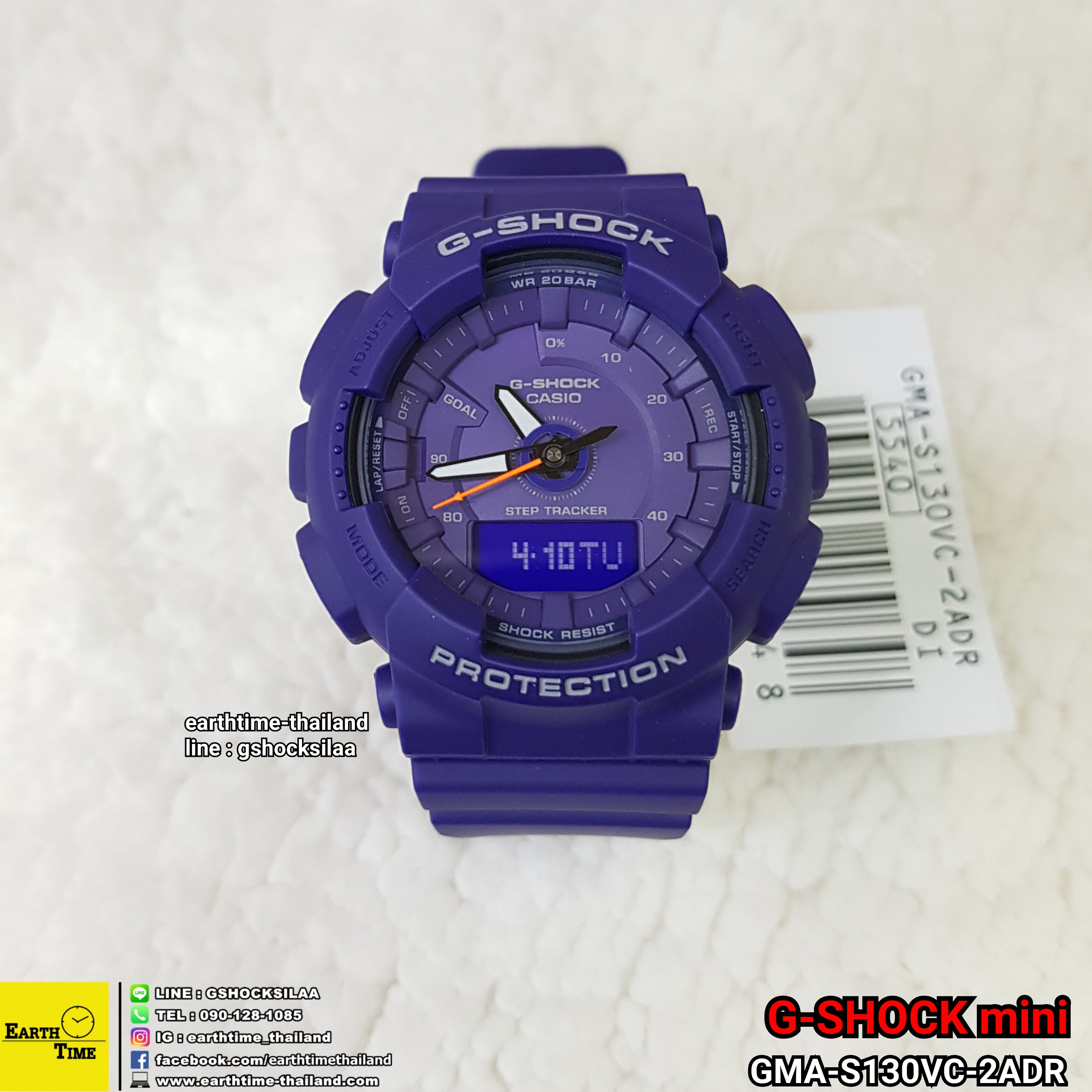 G-Shock mini Step Tracker S Series ของใหม่แท้100% รับประกัน 1 ปี รุ่น GMA-S130VC-2ADR