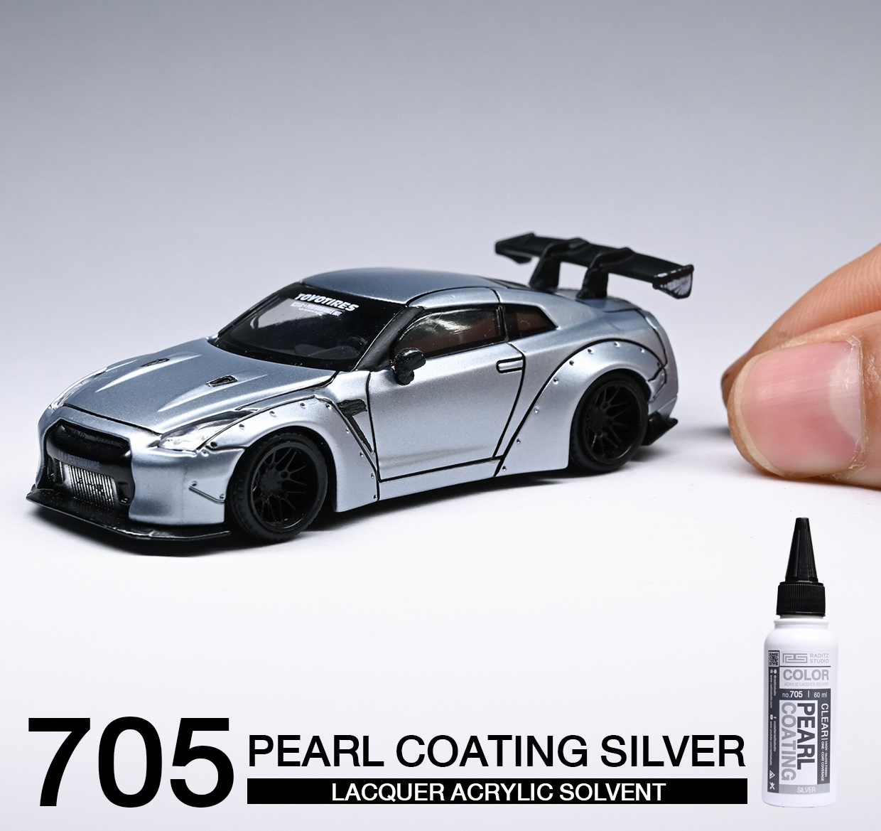 (RS-Raditz) General Effect PL705 Pearl Coating Silver 60ml