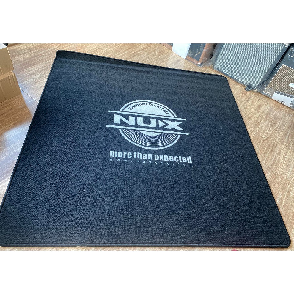 "Nux Drum Mat" พรมรองกลอง ผ้าสักหลาด พรมกลอง พรมกลองชุดไฟฟ้า เนื้อกำมะหยี่ขนสั้น งานคุณภาพดี