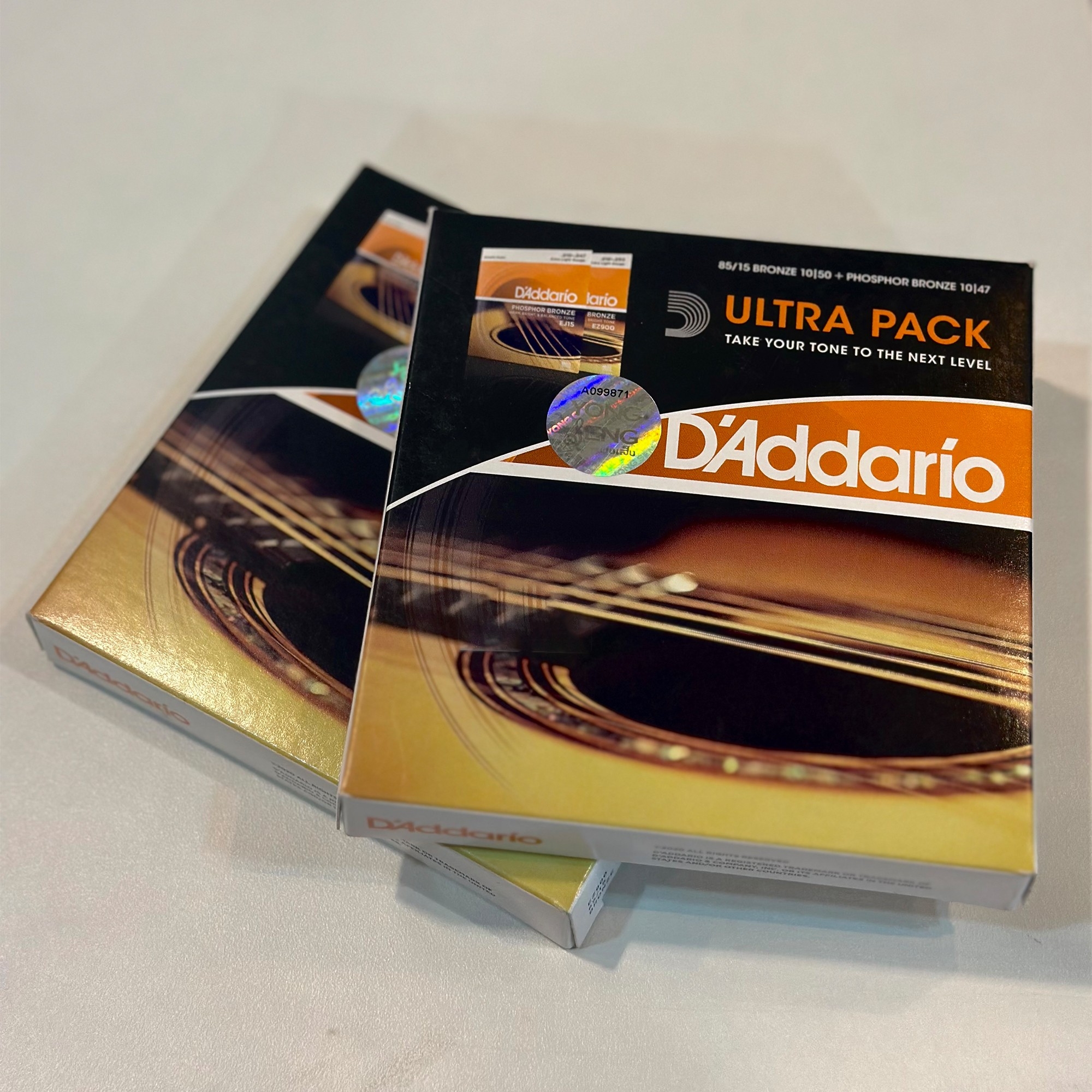 D’Addario สายกีต้าร์โปร่ง EZ900 + EJ15 Ultra Pack เบอร์ 10 (ได้2ชุด) ผลิตใน U.S.A. บารานซ์เสียงดี
