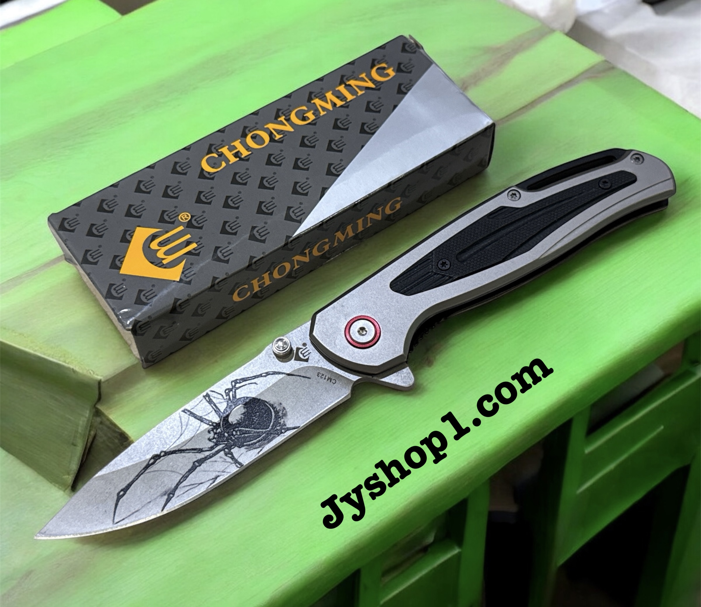 มีดพับ มีดพก Chongming CM123 พร้อมส่ง ราคาถูก