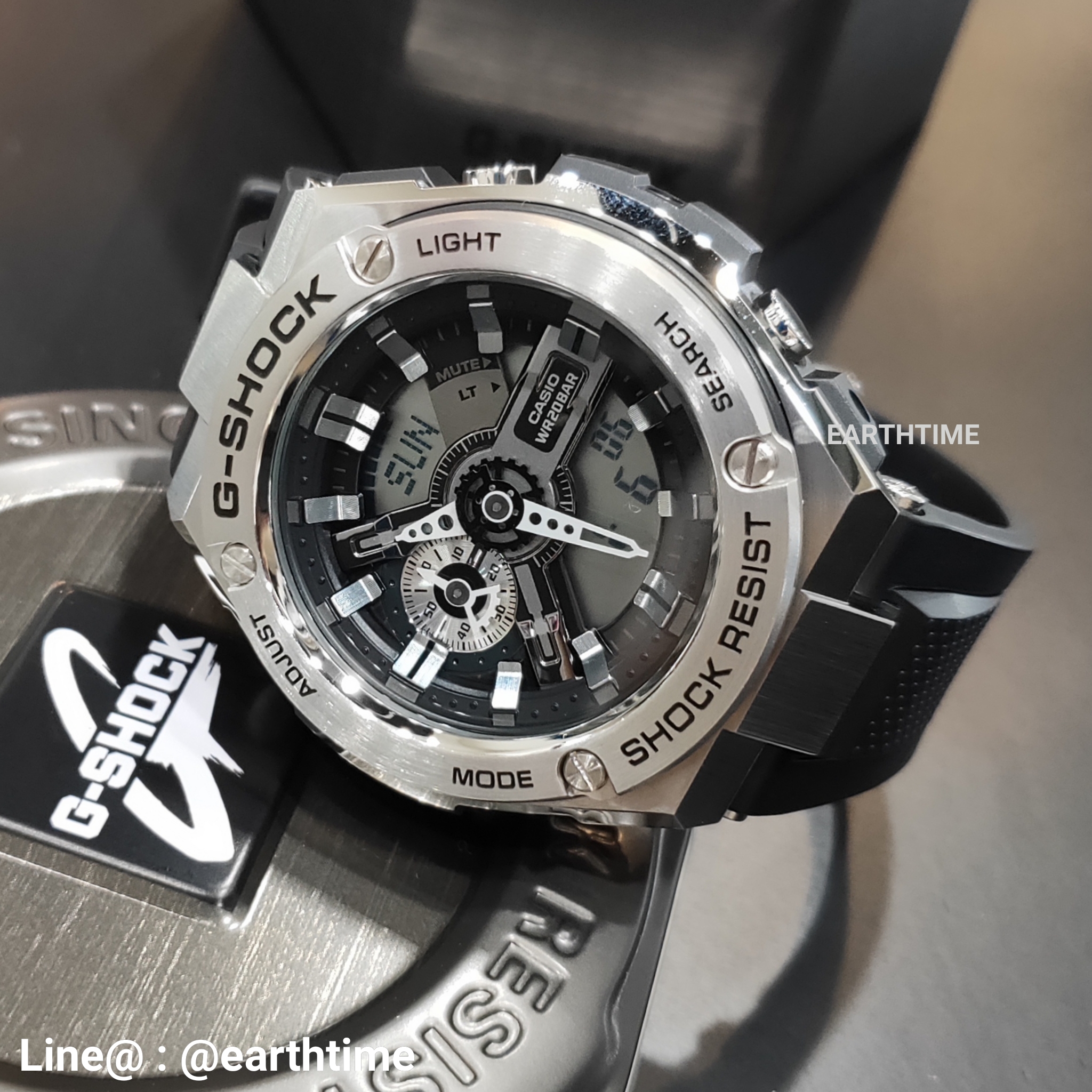 G-Shock G-STEEL GST-410 Series ของใหม่แท้100% รับประกัน 1 ปี รุ่น GST-410-1A