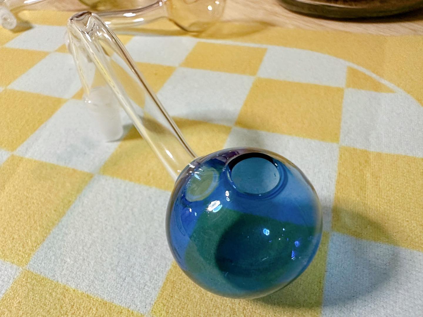 ตุ้มแก้วงานใหญ่สีสัน(10.0mm.)