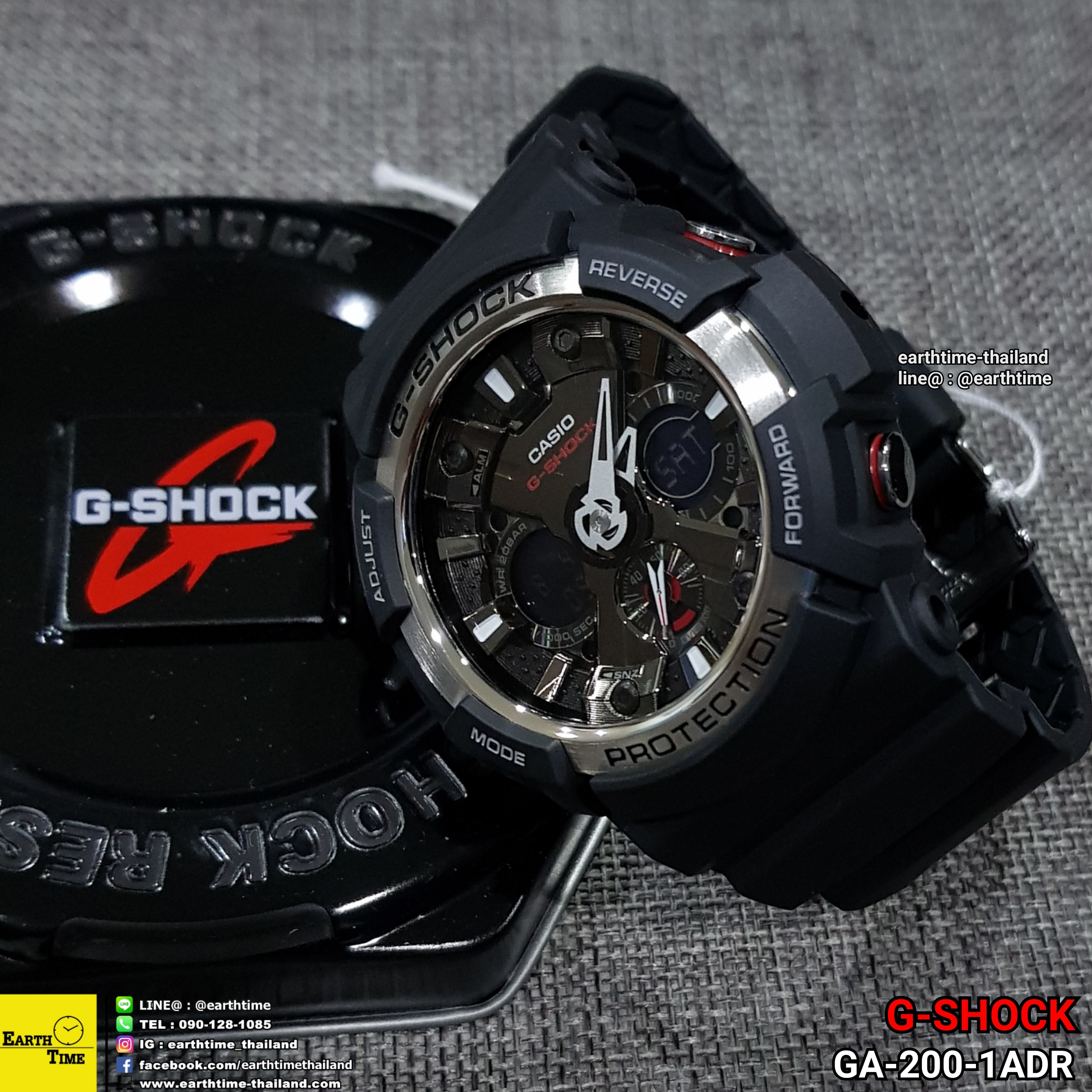 G-Shock ของใหม่แท้100% รับประกัน 1 ปี GA-200-1ADR