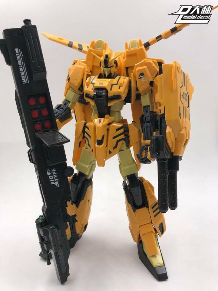 Decal UC25 MG1/100 Zeta Unit 3 B Type [Gray Zeta] ยี่ห่อ DL-model