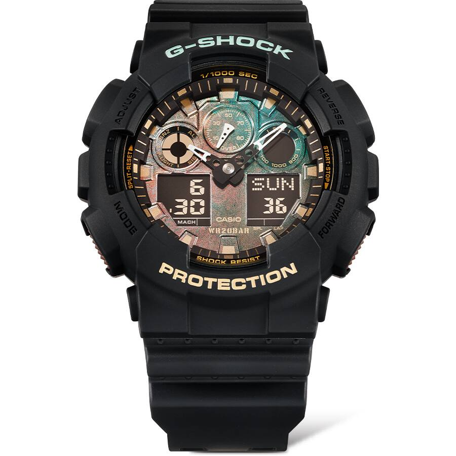 GA-100RC-1A l Teal and Brown Rust Series l G-SHOCK