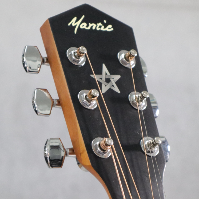 Mantic GT-1DC กีต้าร์โปร่ง / โปร่งไฟฟ้า ทรงเดรทน็อต ขนาด 41 นิ้ว พร้อม กระเป๋า / ปิ๊ก 4 อัน / ใบคอร์ด / ประแจ