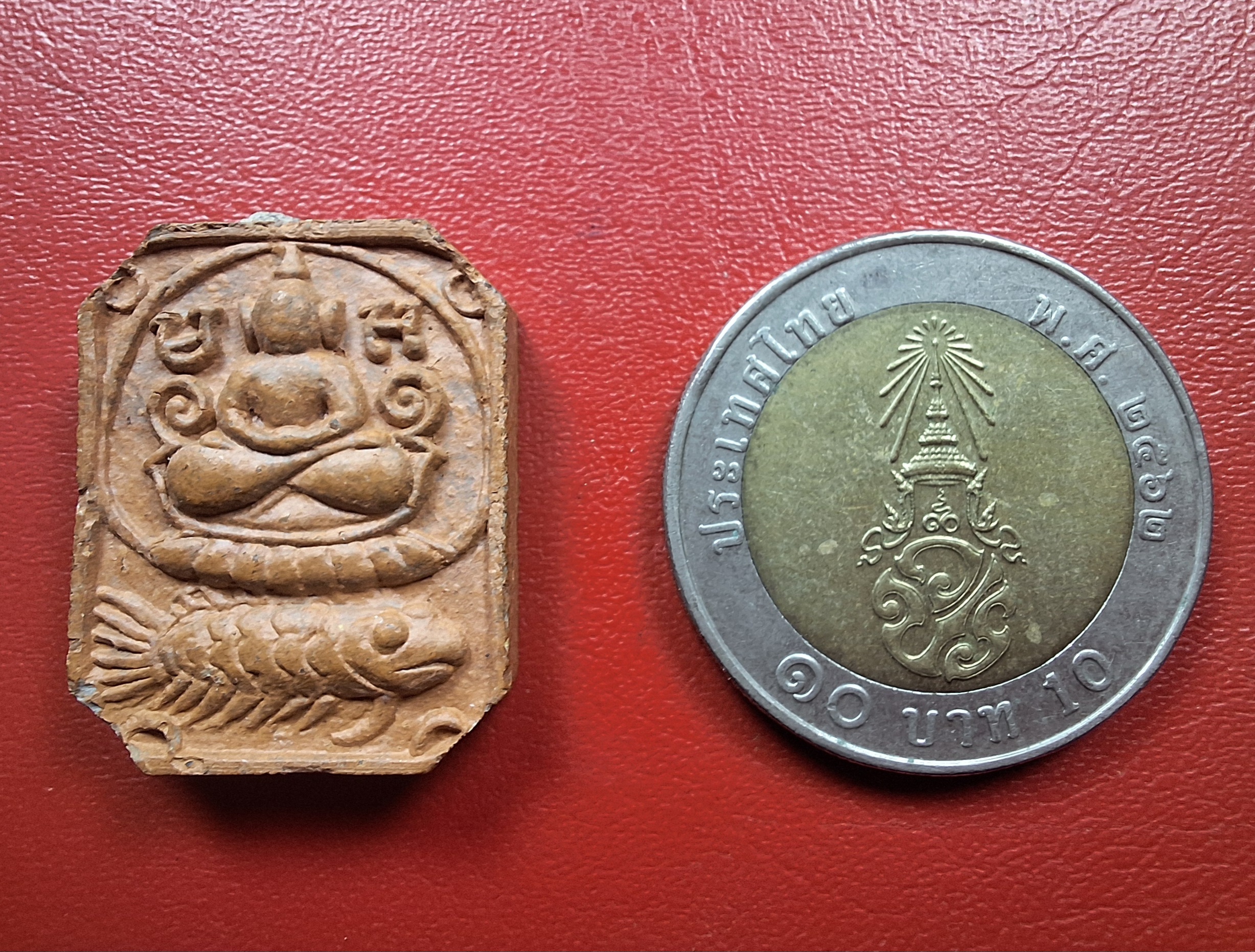 หลวงพ่อปาน วัดศาลพันท้ายนรสิงห์ ปี๒๕๕๓ ขี่ปลา อุดผงเก่าหลวงพ่อปาน(องค์ที่1)