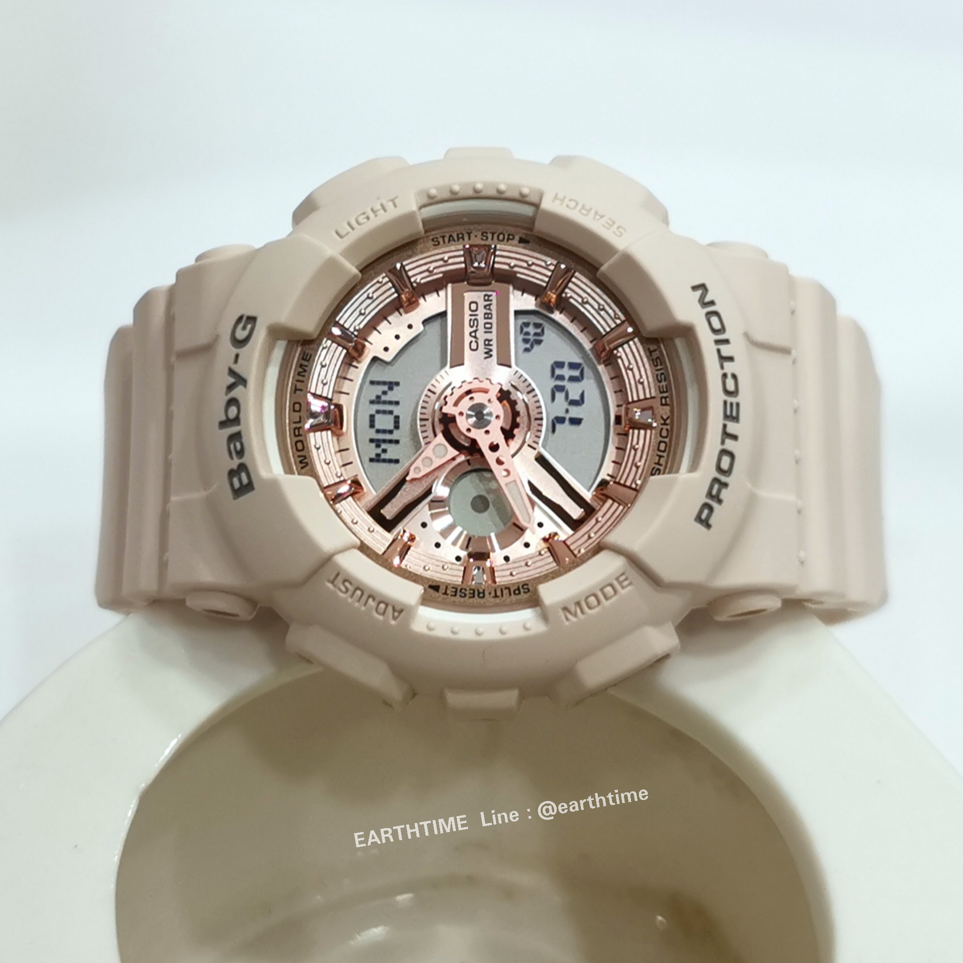 Baby-G Pink Beige Colour Series ของใหม่แท้100% รับประกัน 1 ปี รุ่น BA-110CP-4ADR