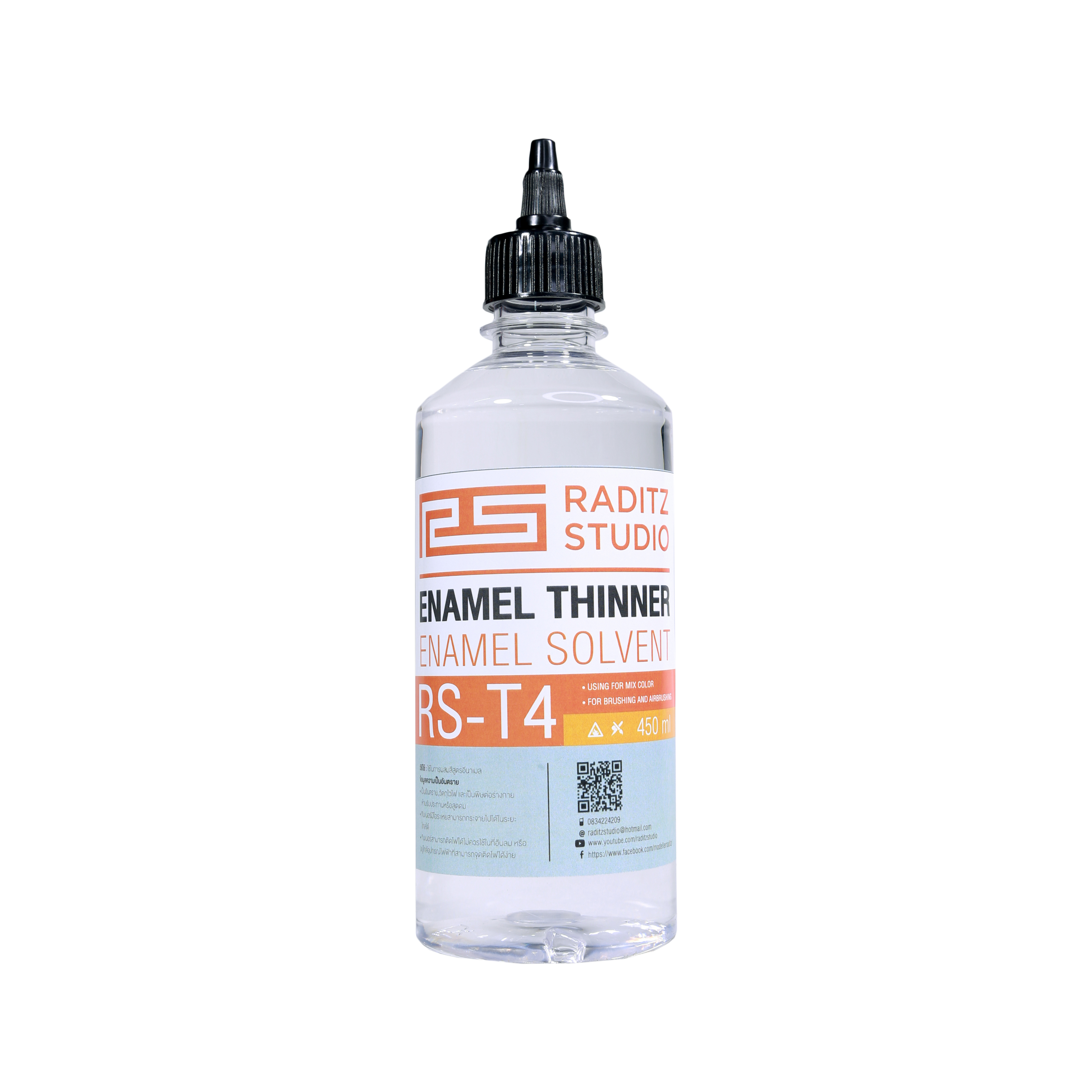 (RS-Raditz) Thinner Series RS-T4 Enamel Thinner 450ml