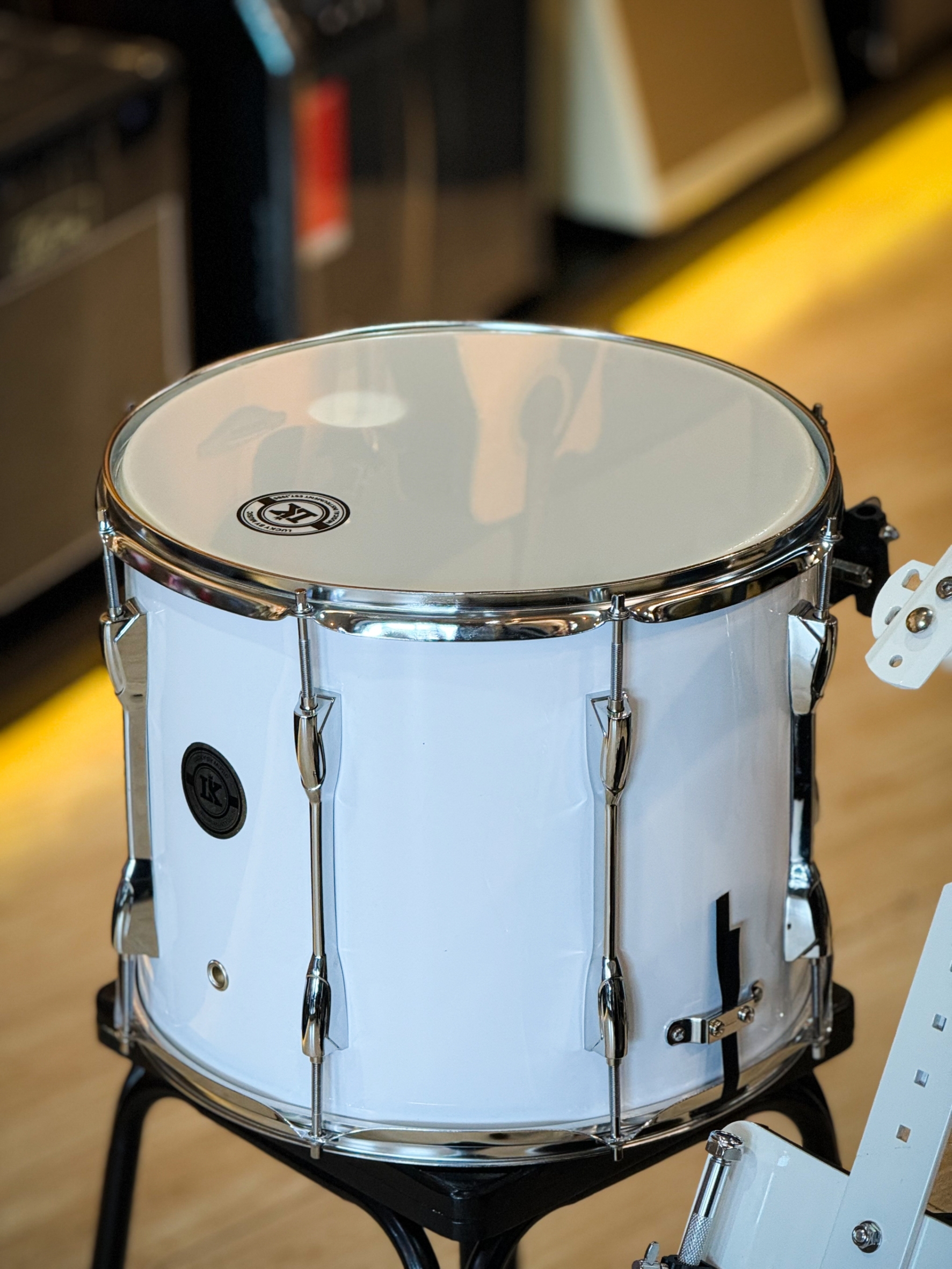 กลองสแนร์มาร์ชชิ่ง Lucky 105 ขนาด 14*12 นิ้ว กลองเดินแถว อุปกรณ์ครบชุด พร้อม อาร์มสะพาย ไม้กลอง