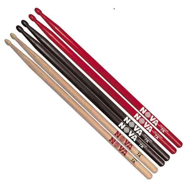 ไม้กลอง Nova USA. ของแท้ 100% - ไม้ american hickory เลือกสี/ขนาดได้ น้ำหนักมาตรฐาน จับถนัดมือ