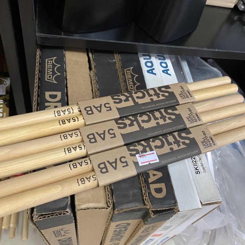 ไม้กลอง CMC 5AB รุ่นไม่มีหัว ไม้กลองคุณภาพ ราคาถูก