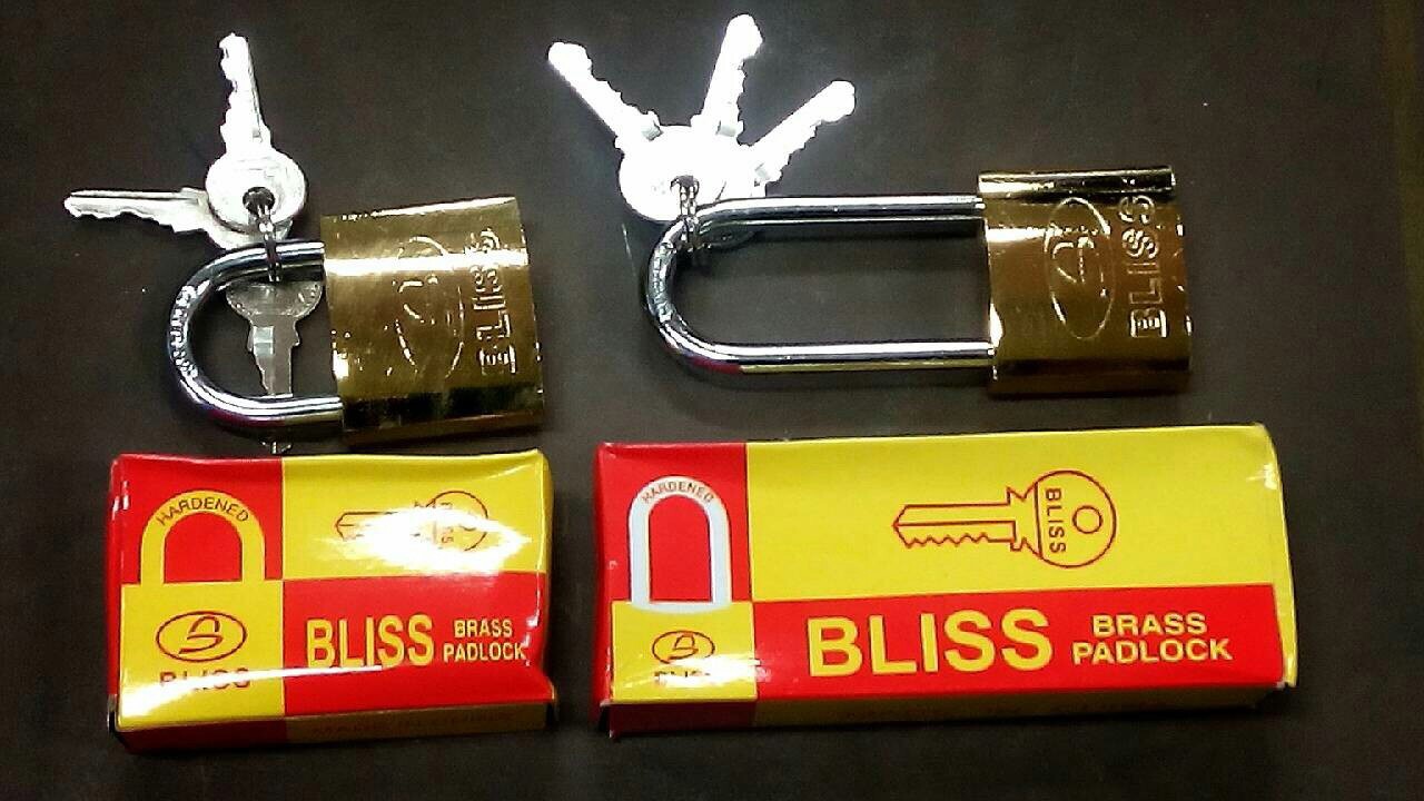 แม่กุญแจ สปริง Bliss ขนาด 40 mm
