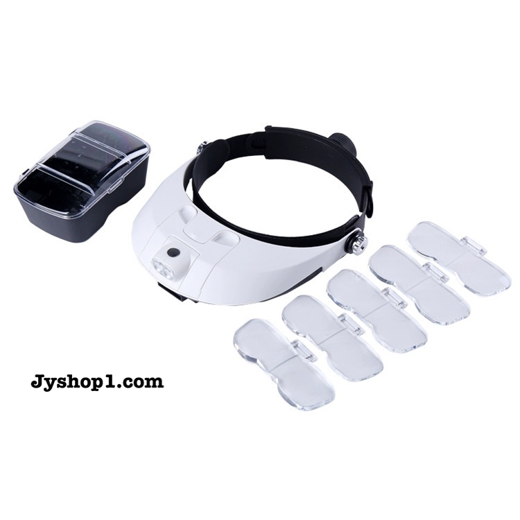 แว่นขยาย หมวกแว่นขยาย แว่นตาอ่านหนังสือ MG81001-G พร้อมส่ง ราคาถูก