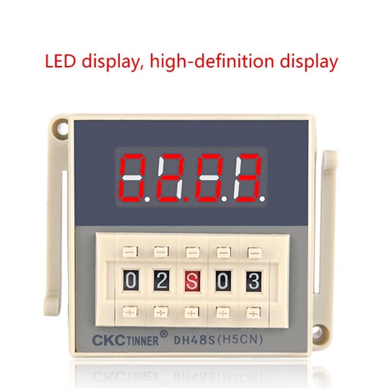 ทวิน ทามเมอร์ DH48S-2Z Digital Timer Delay Device programble 5A 220 V