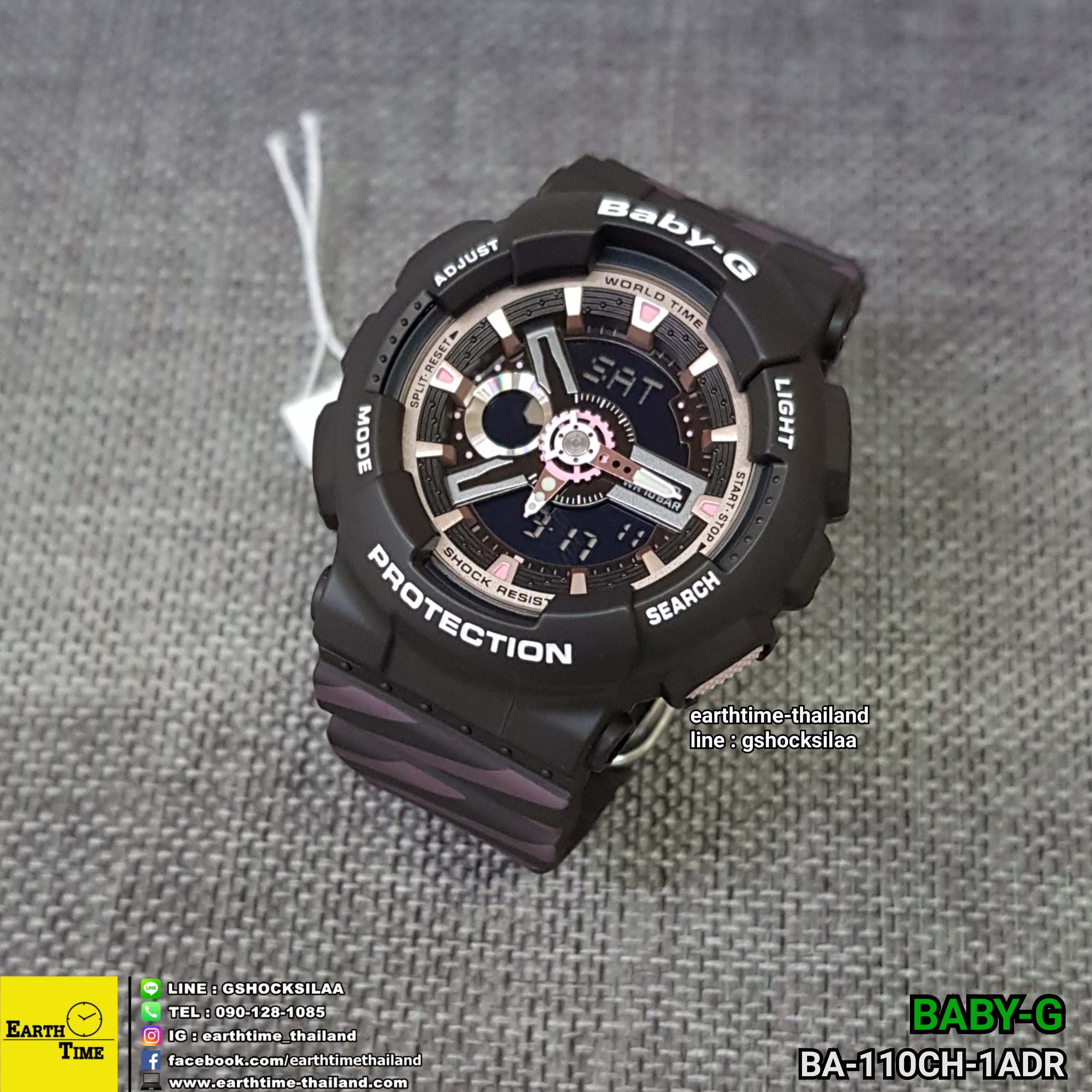 Baby-G ของใหม่แท้100% รับประกัน 1 ปี รุ่น BA-110CH-1ADR