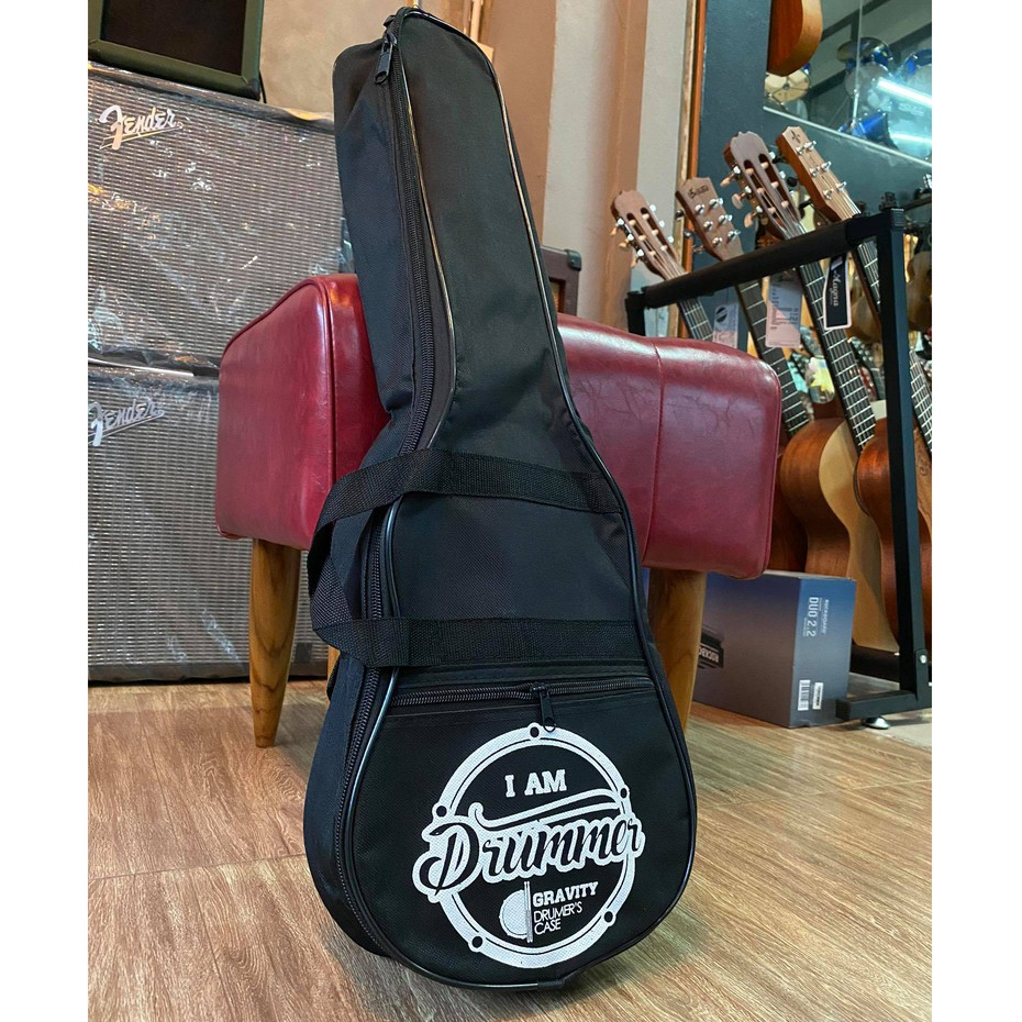 กระเป๋าอูคูเลเล่ บุฟองน้ำหนา Concert ขนาด 24-28 นิ้ว I am drumer กระเป๋า BAG Ukulele สะพายหลังได้ พกพาสะดวก