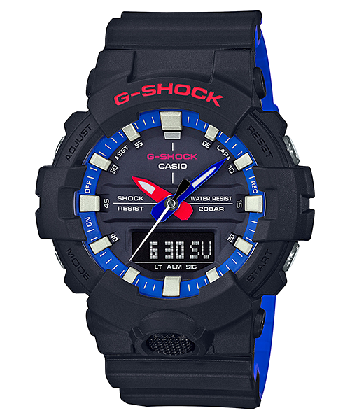 G-Shock LT Black & Tricolor Series ของใหม่แท้100% รับประกัน 1 ปี รุ่น GA-800LT-1ADR