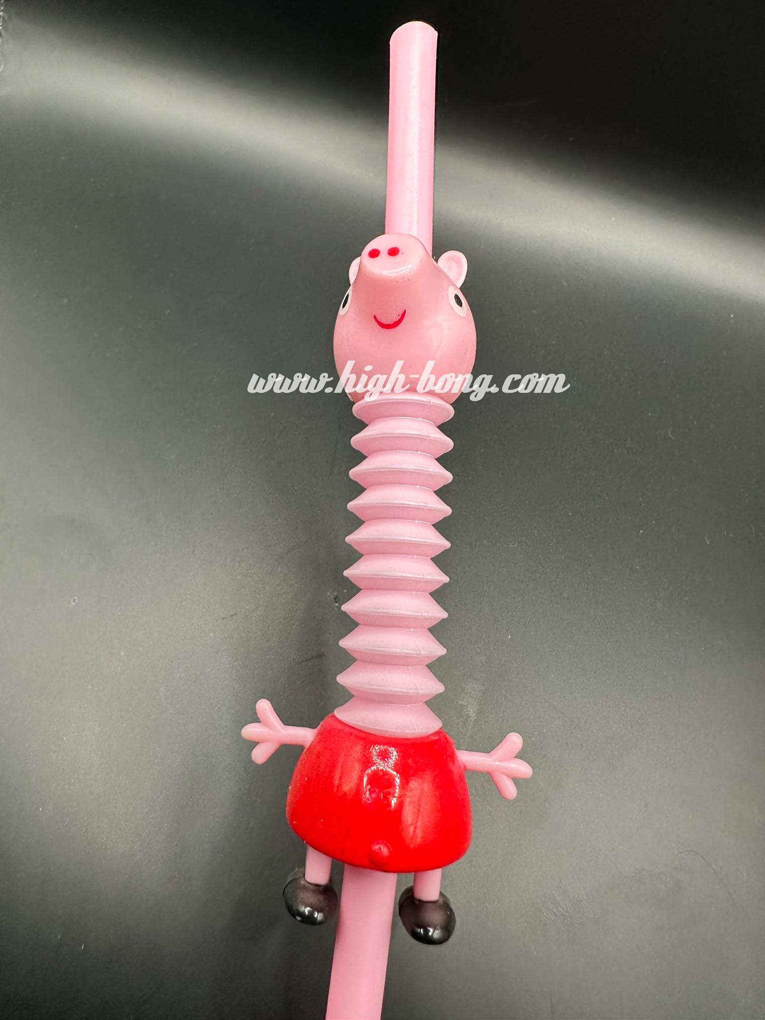 หลอดยืดหยุ่นหักงอได้ลายการ์ตูน(22 cm.)