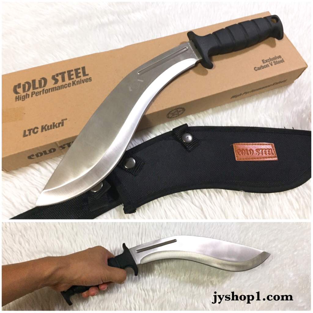 มีดกรูซ่า Cold Steel LTC Kukri ใบมีดเงิน