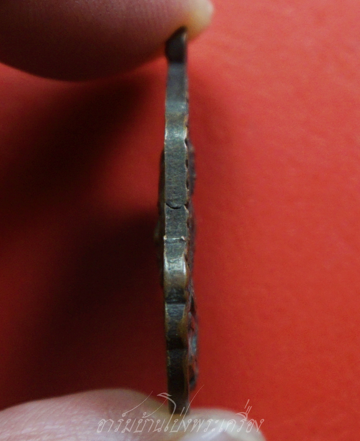 พระวิษณุกรรม ชมรมฝึกอาชีพศิลปหัตกรรมไทย อยุธยา เนื้อทองแดงรมดำ(องค์ที่1)