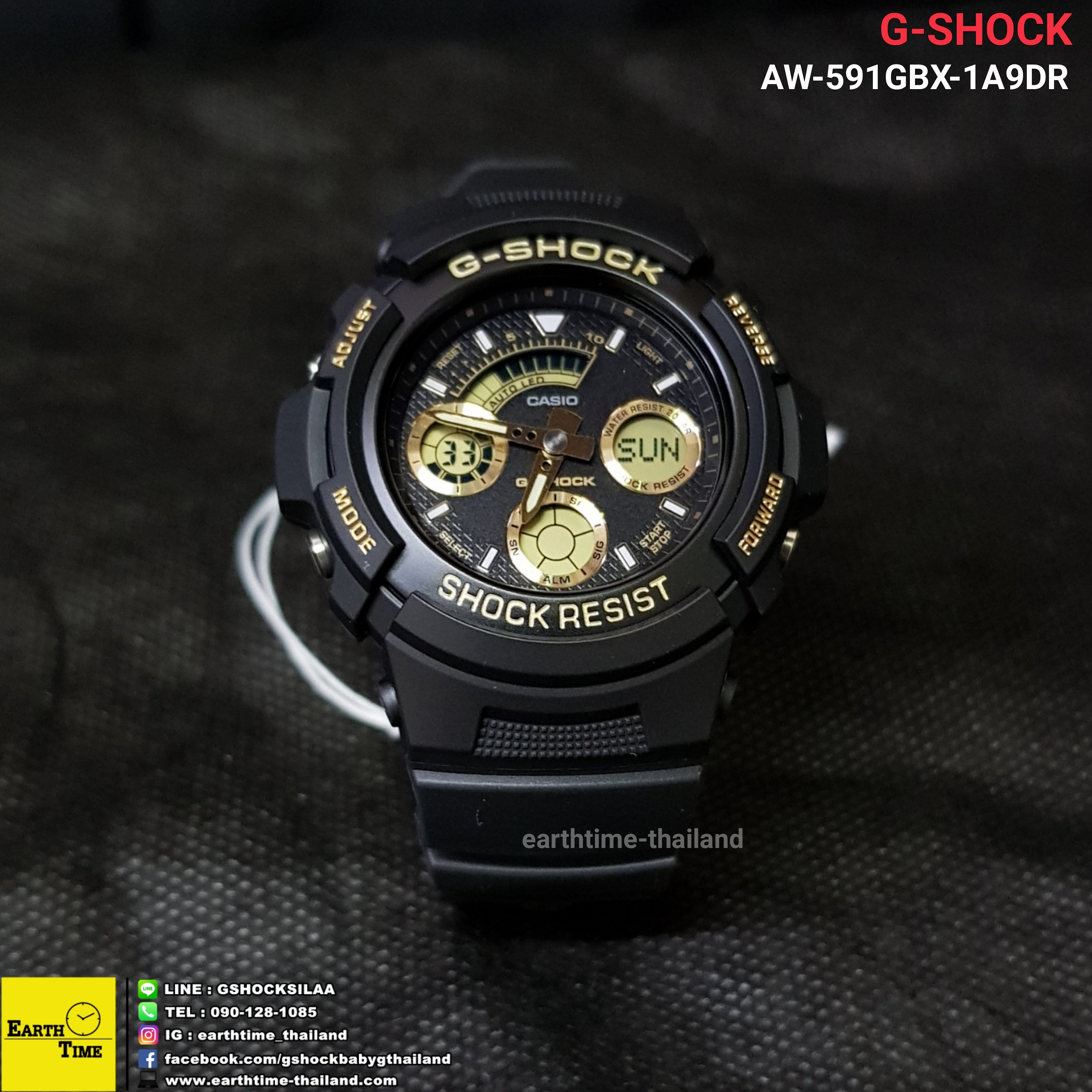 G-Shock Rose Gold & Gold Series ของใหม่แท้100% รับประกัน 1 ปี รุ่น AW-591GBX-1A9DR