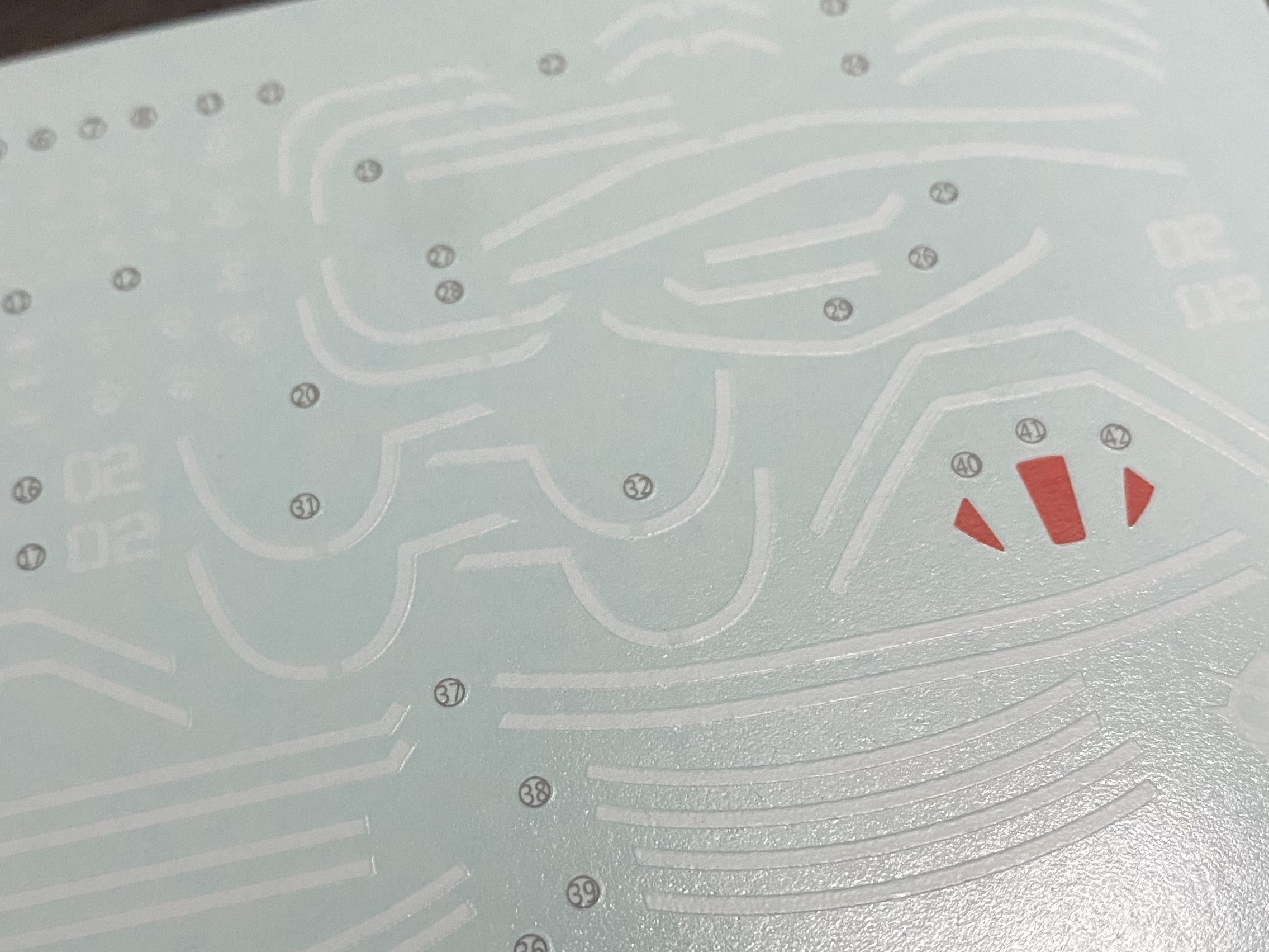 Decal 019 HG1/144 YMS-08B Dom Test Type ยี่ห่อ X-Y model