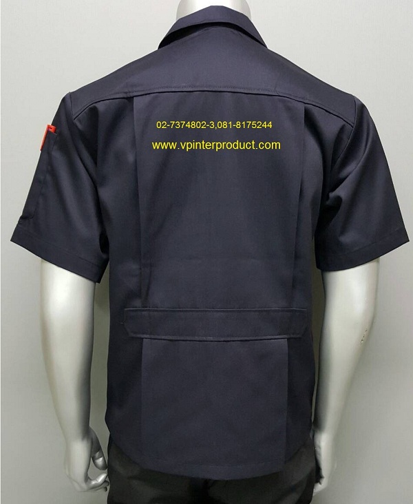 เสื้อช่าง เสื้อช็อบ แขนสั้น สีเทา สีเลือดหมู สีน้ำตาล สีฟ้า สีเขียว สีขาว สีกรมท่า ราคาถูก พร้อมส่ง