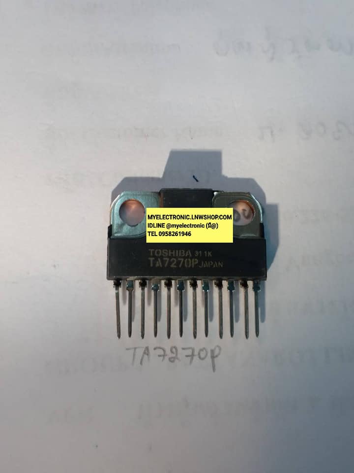 TA7270PไอซีTA7270Pตัวถัง12ขายี่ห้อTOSHIBA ICยี่ห้อโตชิบ้าราคาตัวละ
