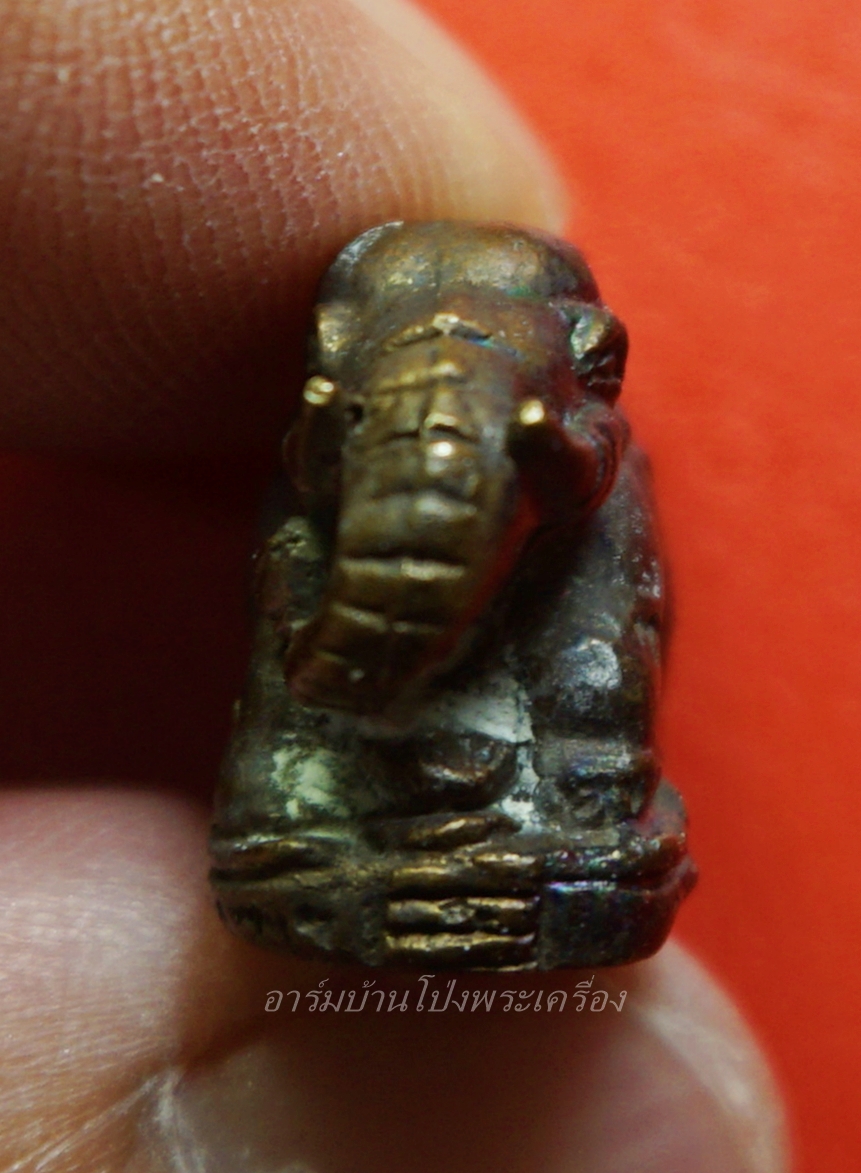 กุญชร อ้อนทรัพย์ สถานปฏิบัติธรรมถ้ำขุนกุญชร ปี๒๕๕๖ เนื้อทองแดงรมดำ(องค์ที่1)