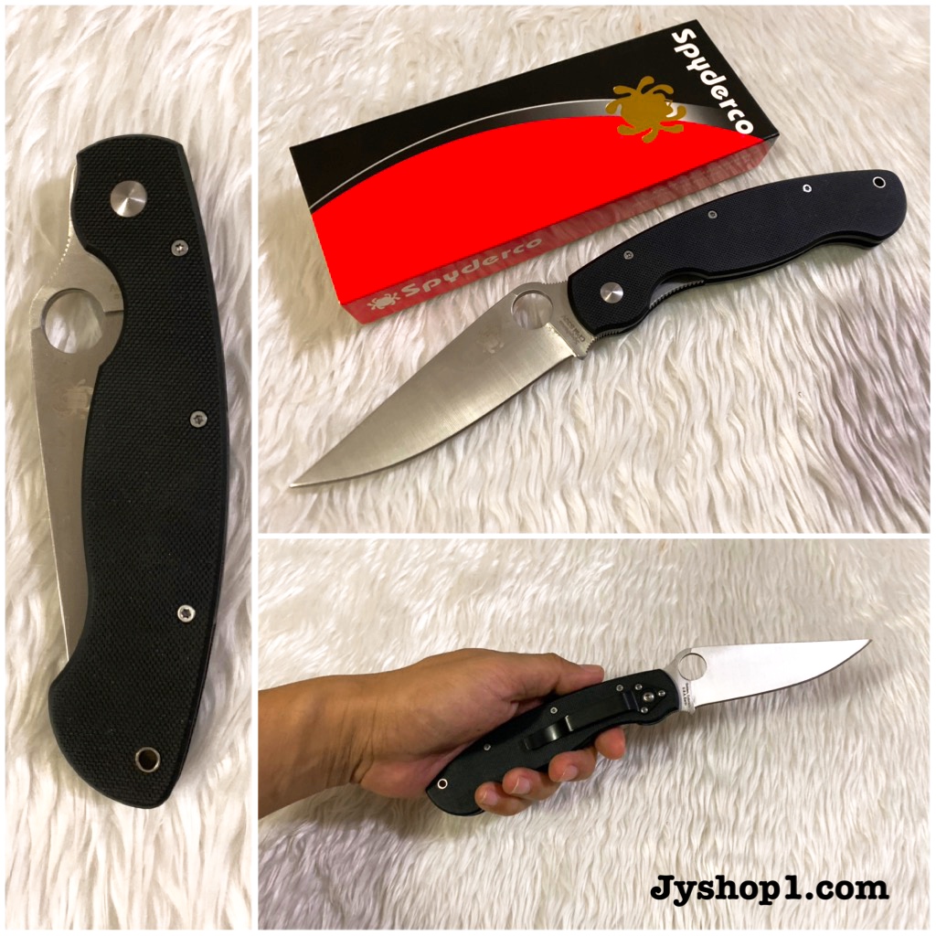 มีดพับ Spyderco CPMS30V สีดำ