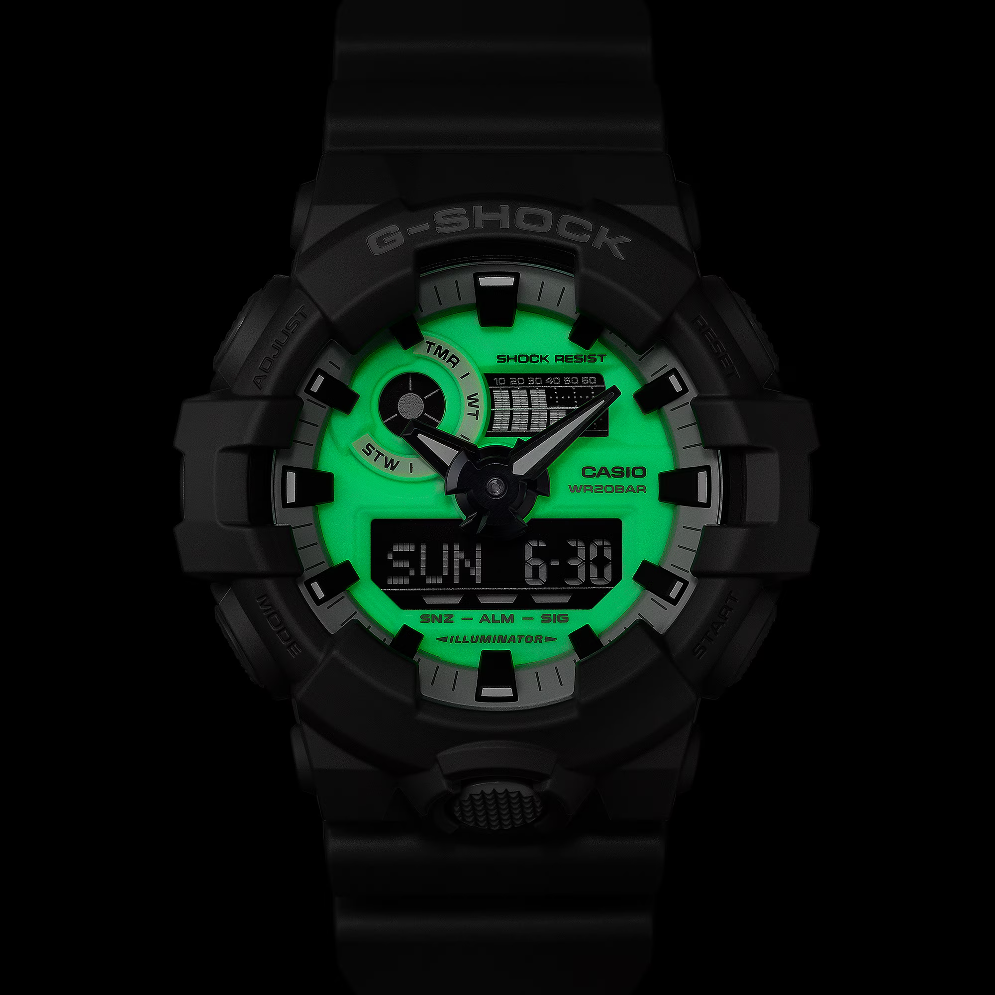 GA-700HD-8A l G-Shock Hidden Glow Series l G-SHOCK