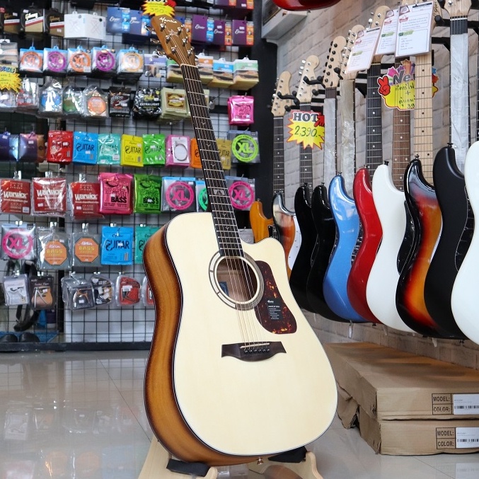 Mantic GT-1DC กีต้าร์โปร่ง ขนาด 41 นิ้ว พร้อม กระเป๋า จูนเนอรื ปิ๊ก