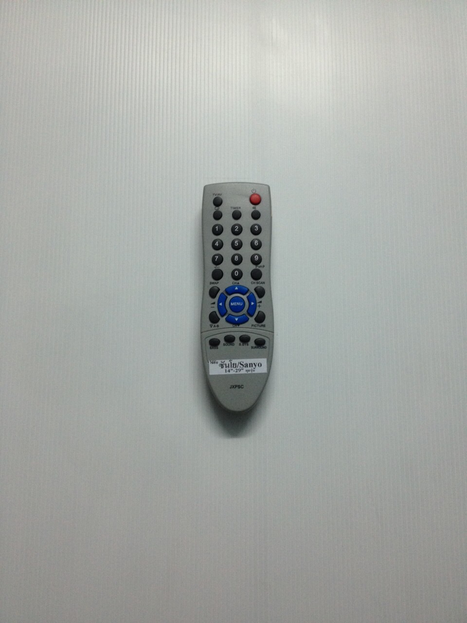 ​รีโมททีวีซันโยจอแบน sanyo JXPSC