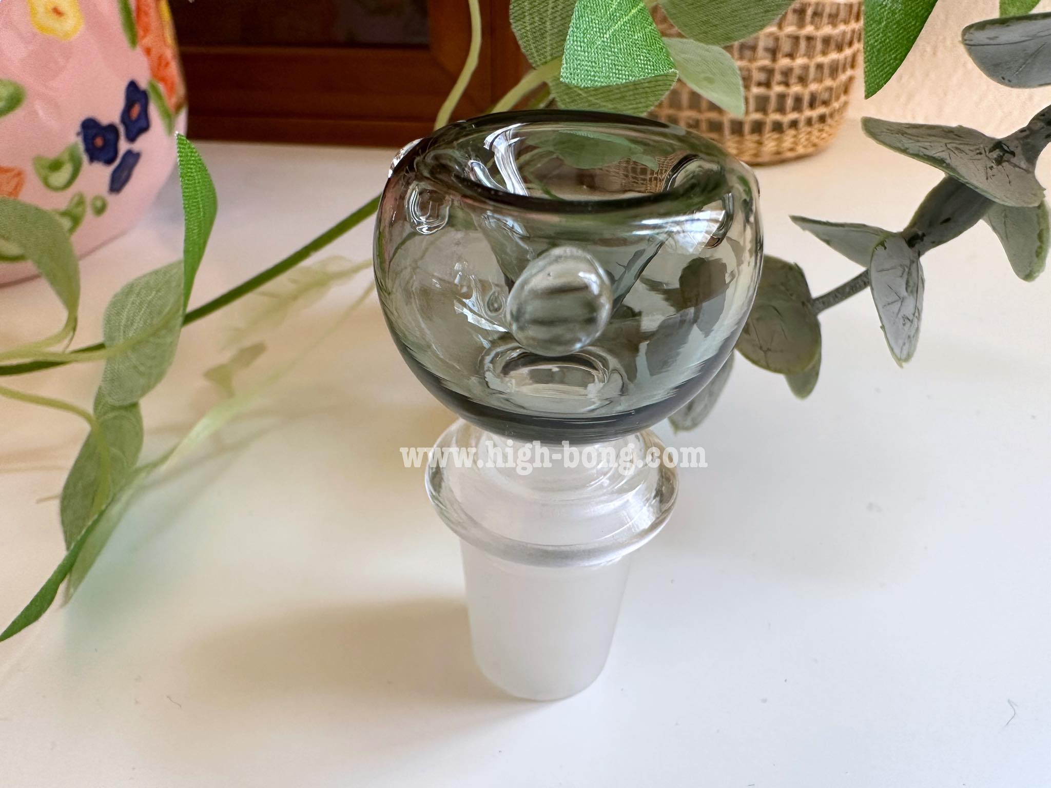 คัพแก้วทรง V งานสี 3 ปุ่ม (14.5mm.)