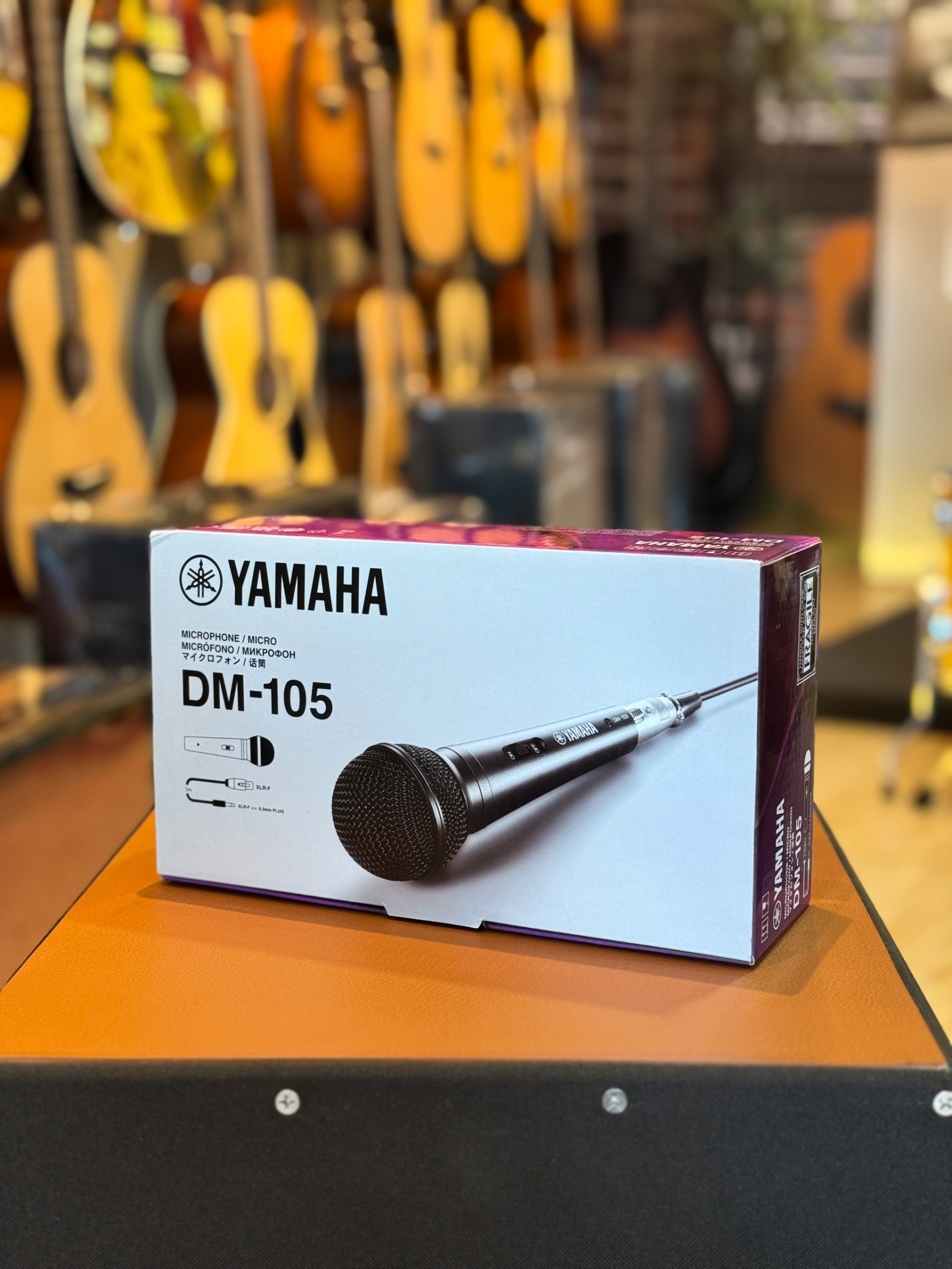 ไมโครโฟนไดนามิก Yamaha รุ่น DM-105 ไมโครโฟน เสียงชัด วัสดุแข็งแรง ทนทาน ลดเสียงรบกวน พร้อมสาย 5 เมตร