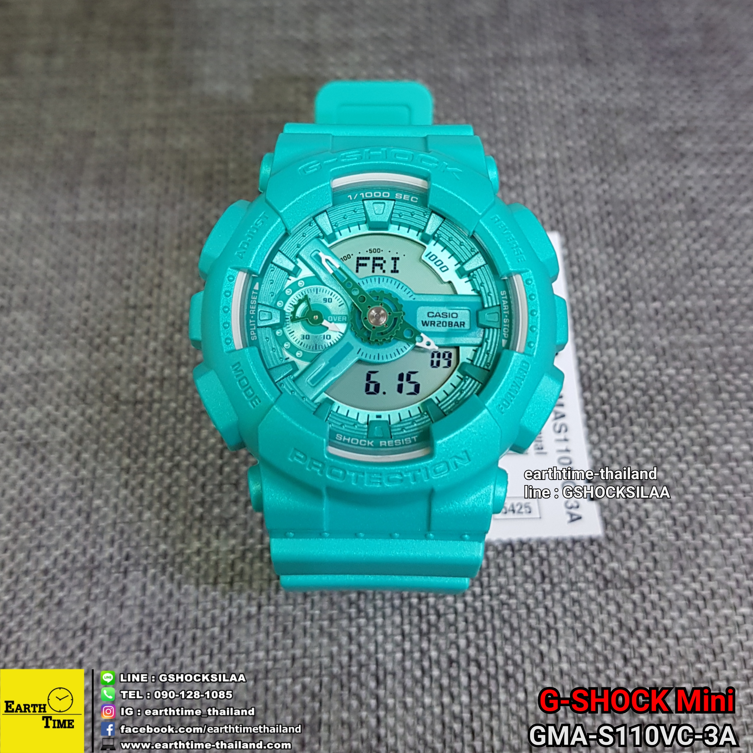 G-ShockMini ของใหม่แท้100% รับประกัน 1 ปี GMA-S110VC-3ADR