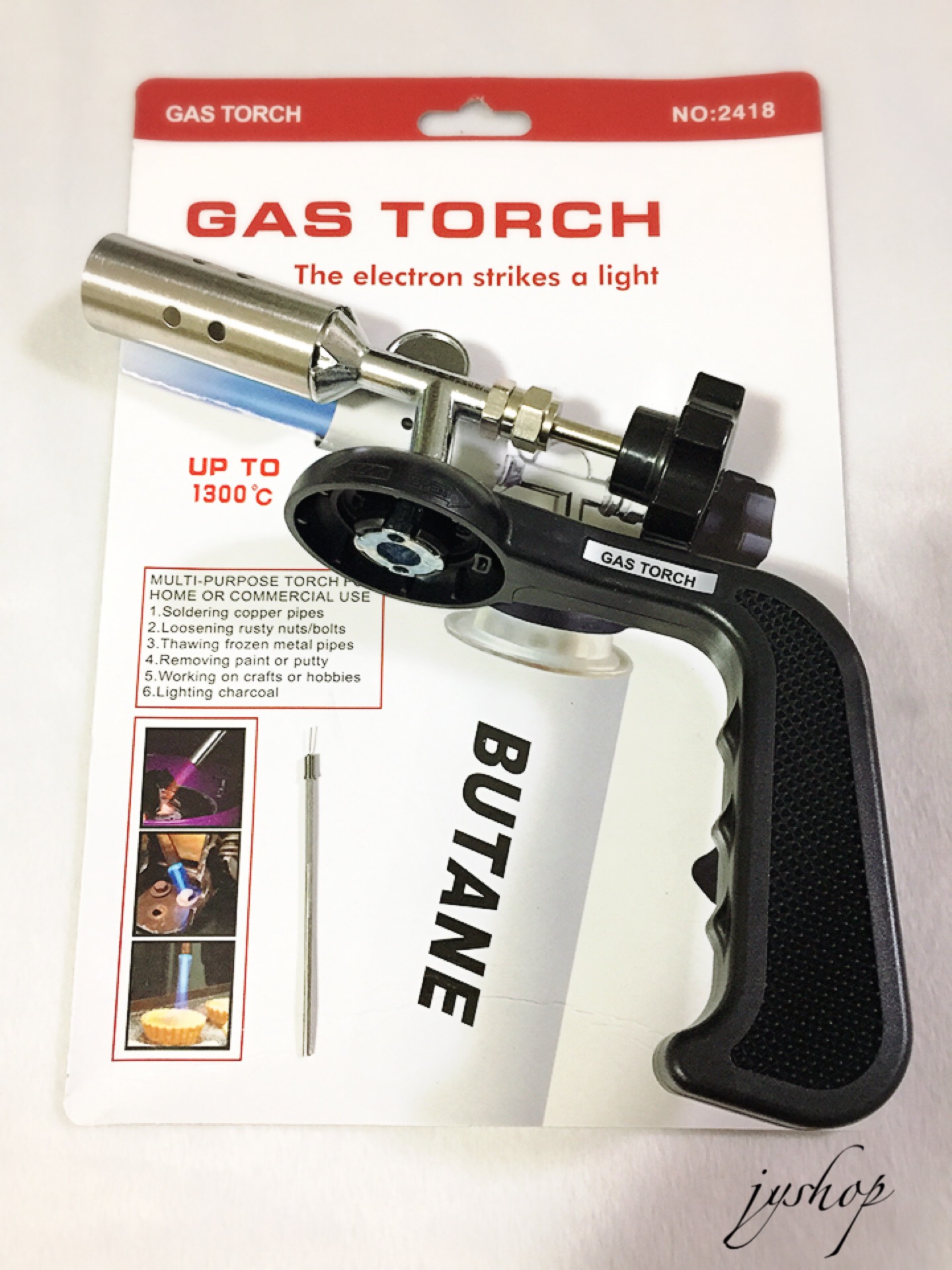 หัวพ่นไฟ ไฟฟู่ Gas Torch 2418