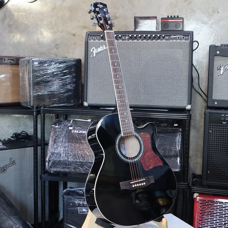 Passion กีต้าร์โปร่ง รุ่น APS-408C สีดำ ขนาด 40 นิ้ว