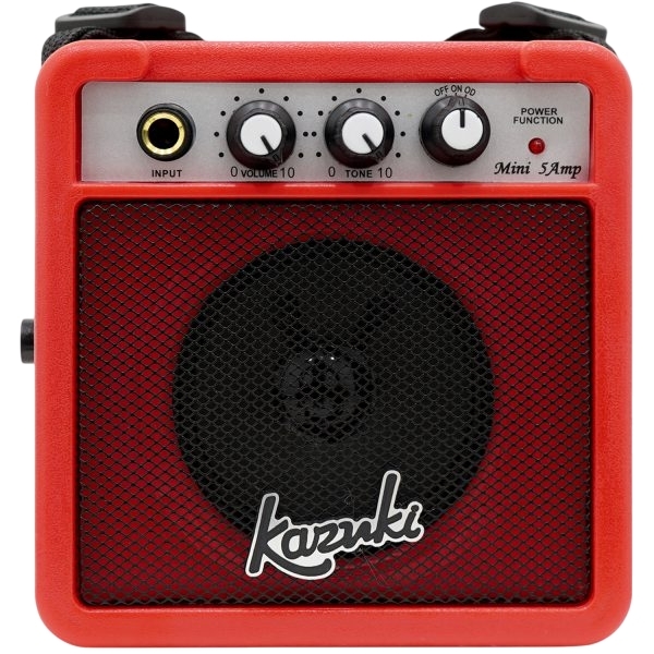 Kazuki MINI5 แอมป์กีต้าร์ไฟฟ้า 5 วัตต์ มีเอฟเฟ็กเสียงแตก ขนาดพหพา เลือกสี
