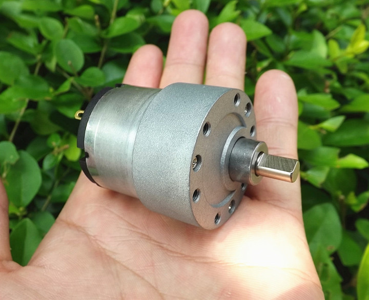 มอเตอร์เกียร์12v 400rpm สำหรับหุ่นซูโม่ 500g 1kg